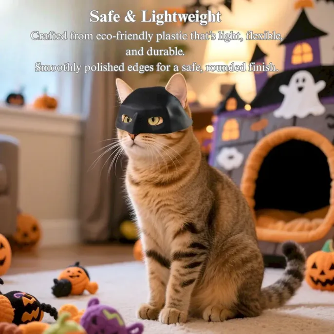 bulk Halloween masks Halloween Cat Mask Creative Cartoon Cat Costume Party Funny Face Mask