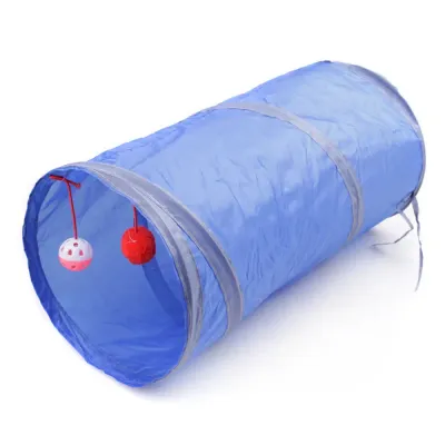 foldable cat tunnel Cat Tunnel Two Way Foldable Interactive Toy Tube for Indoor Play