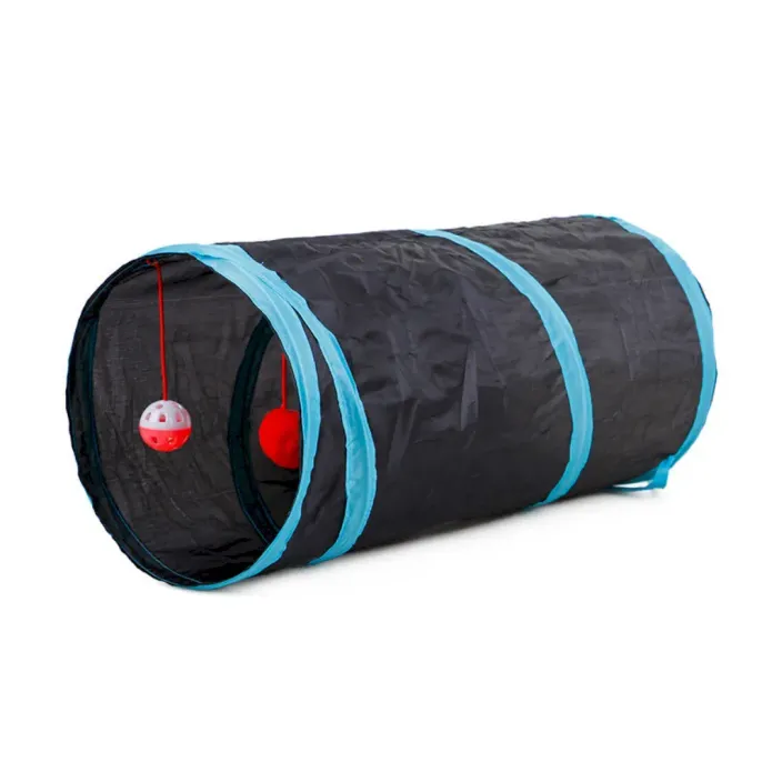 cat play tunnel Cat Tunnel Two Way Foldable Interactive Toy Tube for Indoor Play