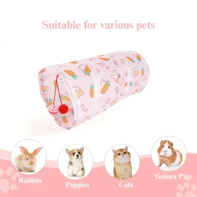 mini guinea pig tunnel Carrot Tunnel Mini Foldable Small Animal Play Tube