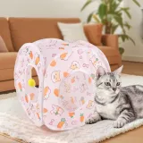 Carrot Tunnel Square Design Foldable Small Animal Play Tube