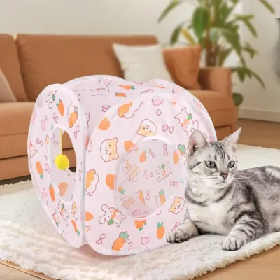 hamster carrot tunnel Carrot Tunnel Square Design Foldable Small Animal Play Tube