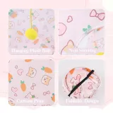 Carrot Tunnel Straight Design Foldable Small Animal Play Tube