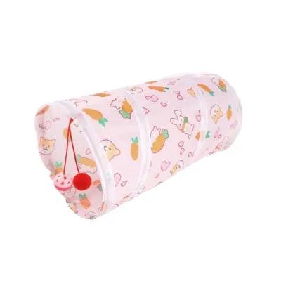 carrot mini tube toy Carrot Tunnel Mini Foldable Small Animal Play Tube