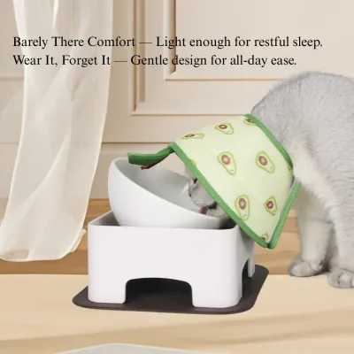dog cat Elizabeth cone Breathable Pet Elizabeth Collar Soft Mesh Dog Cat Cone Duck Avocado Pattern