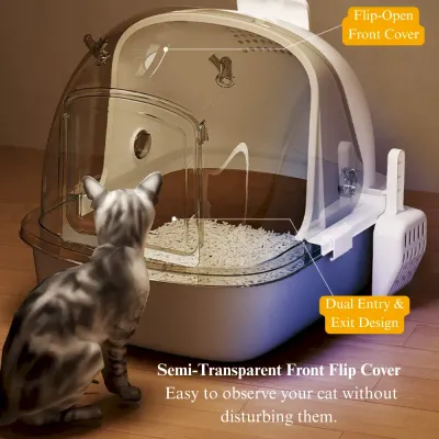 cat toilet wholesale Large Cat Litter Box Drawer Style Odor Proof Covered Cat Toilet