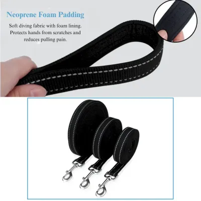 dog leash for training Dog Tracking Leash Reflective Long Pet Training Lead Rope 3M to 20M