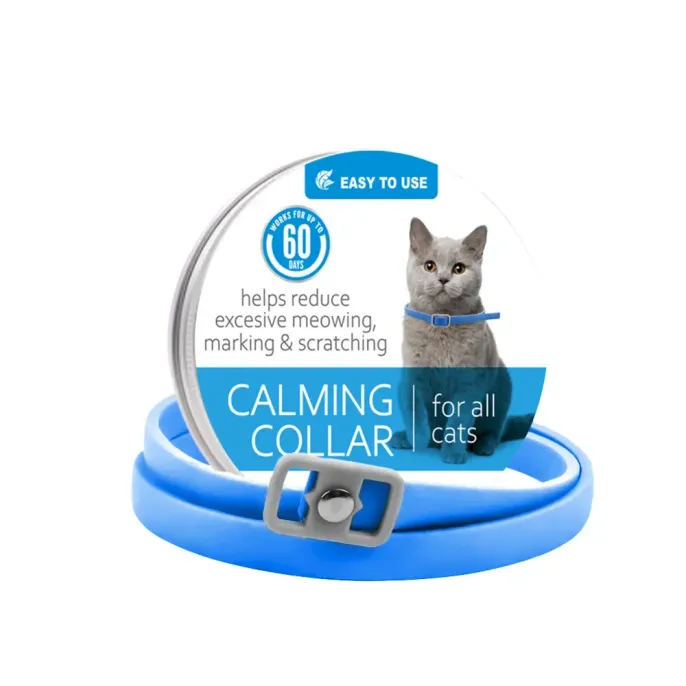 Cat Calming Collar Anxiety Relief Adjustable Buckle Pet Comfort Neck