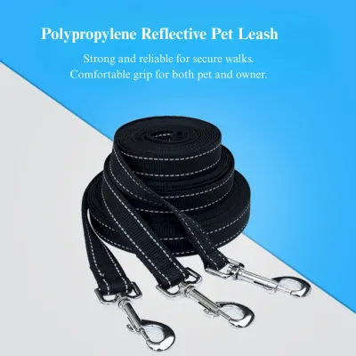 nylon reflective dog lead Dog Tracking Leash Reflective Long Pet Training Lead Rope 3M to 20M