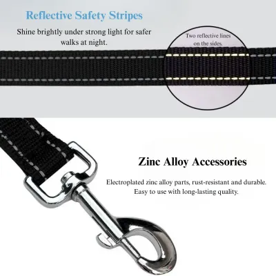 long nylon dog leash Dog Tracking Leash Reflective Long Pet Training Lead Rope 3M to 20M