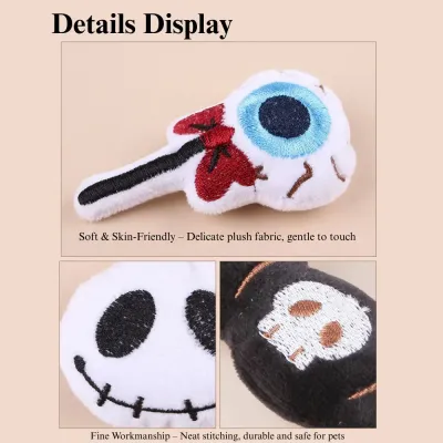 cat play toy pack Halloween Cat Toy Plush Candy Small Pet Toy Accessories