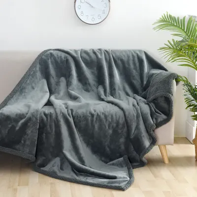 pet bedding wholesale Waterproof Pet Blanket Cotton Plush Flannel Thick Dog Mat Bed