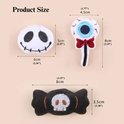 plush cat toy Halloween Cat Toy Plush Candy Small Pet Toy Accessories
