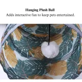 interactive cat Y tunnel Printed Cat Tunnel Foldable Y Shape Pet Play Tube