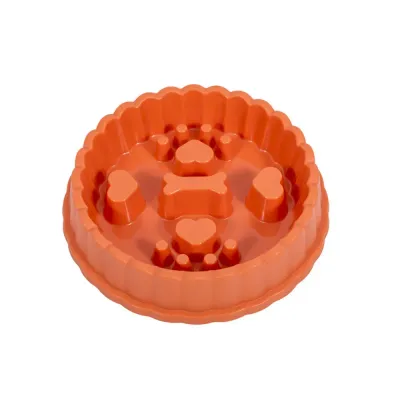 anti choking pet bowl Slow Feeder Pet Bowl Anti Choking Non Slip Food Dish for Dogs and Cats
