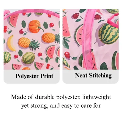 cat toy foldable tube Cat Tunnel Toy Foldable Summer Fruit Three Way Play Tube