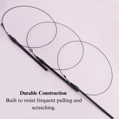 Cat Teaser Wand Toy with Spring Wire Handle Attachment