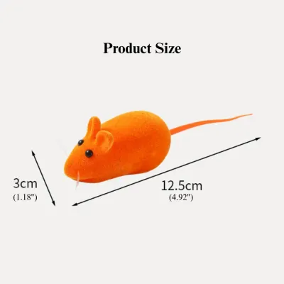 Pet Sound Mouse Toy Realistic Plush Cat and Dog Interactive Toy