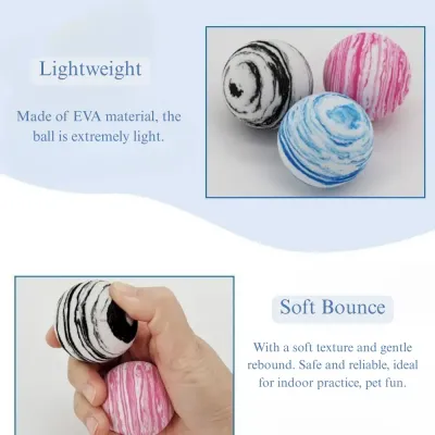 self play cat toy EVA Planet Texture Ball Interactive Cat Toy Self Play Toy
