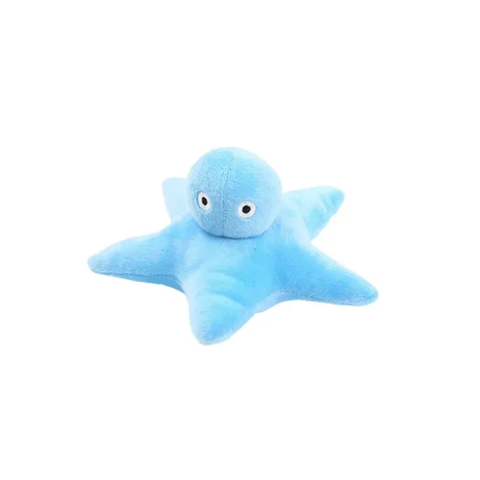 Interactive Plush Ocean Fish Cat Toy Self Play Chew Toy