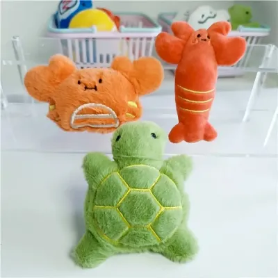 playful dog accessory Mini Plush Squeaky Dog Toy Cute Chew Toy for Small Dogs