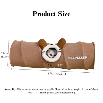 Cat Tunnel Playhouse Hide and Seek Rolling Tube