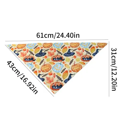 triangle scarf dog cat Halloween Pet Bandana Triangle Bib Scarf for Cats & Dogs