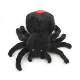 Halloween Plush Spider Cat Toy Chew Bite Interactive Play