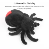 Halloween Plush Spider Cat Toy Chew Bite Interactive Play