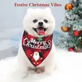 festive pet neck scarf