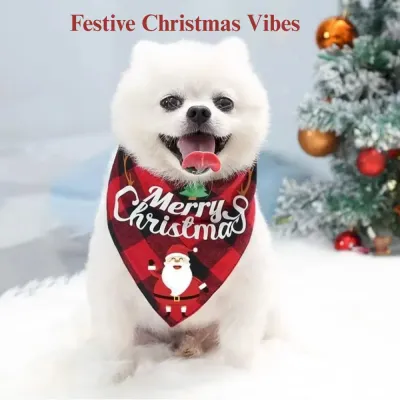 festive pet neck scarf festive pet neck scarf