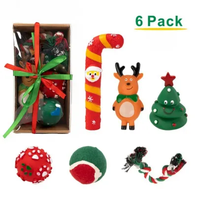 Christmas dog toy set Christmas dog toy set