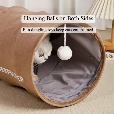 durable cat play tunnel