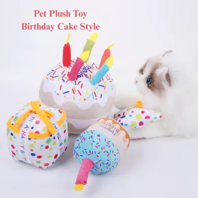 festive dog toy bundle