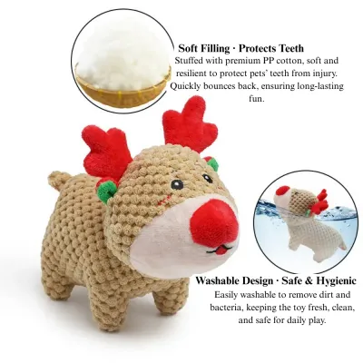 reindeer plush dog toys reindeer plush dog toys
