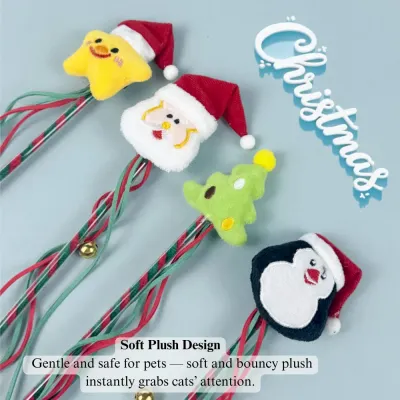 Christmas cat play accessory