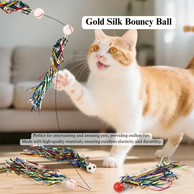 colorful cat play toy