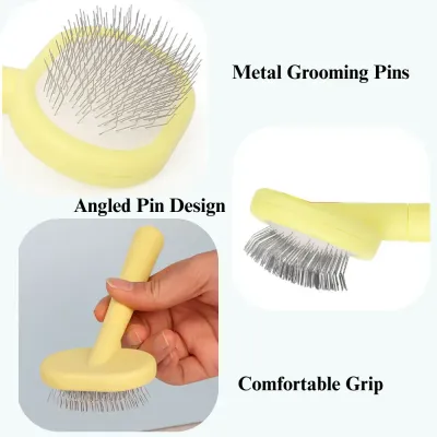 compact pet grooming brush