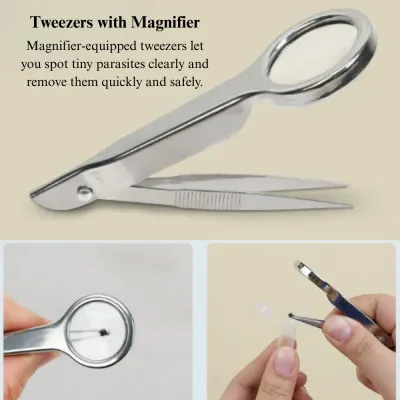 dual sided flea comb