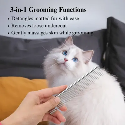stainless steel pet grooming set