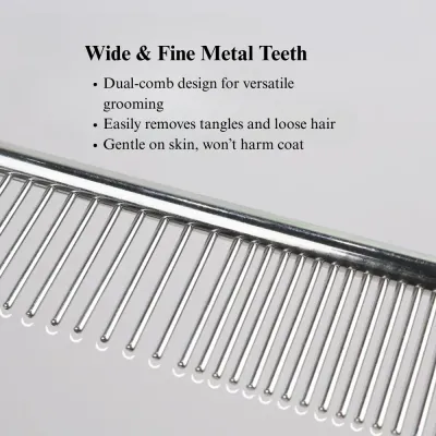 grooming kit with comb