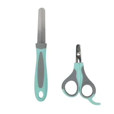 pet nail clipper and file set