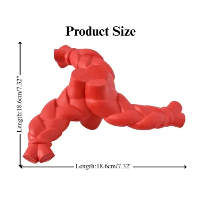 rubber shape dog toy
