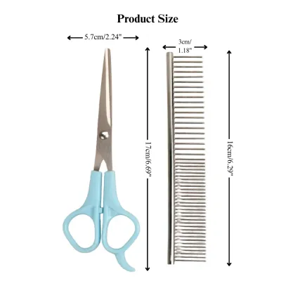 Professional Pet Grooming Scissors Set for Dogs and Cats