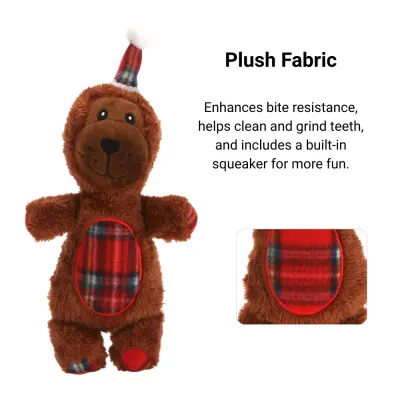 Christmas Plush Squeaky Dog Toy Set Christmas Plush Squeaky Dog Toy Set
