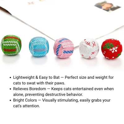 cat play balls