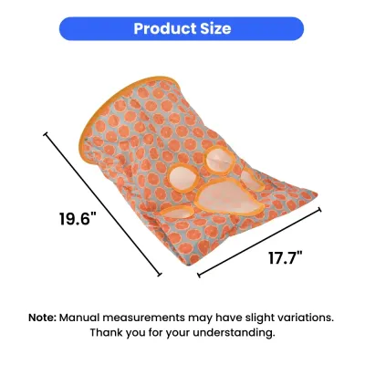 Three-Layer Crinkle Interactive Cat Tunnel with Hanging Mouse Toy_7