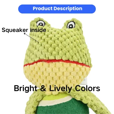Tennis Ball Long Legs Funny Frog Shape Dog Toy_4