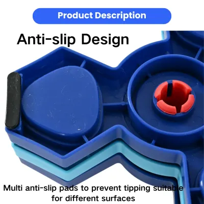 4 Spinning Layers Pet Training Rotate Dog Puzzle Toys_3