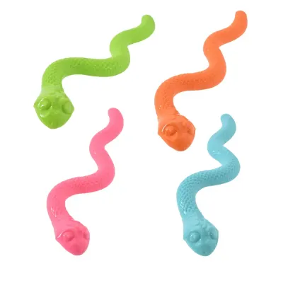 Wholesale Snake Shaped Dog TPR Toy Wholesale Snake Shaped Dog TPR Toy